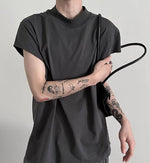 Casual Knit Short Sleeves T-shirt