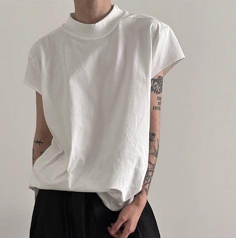 Casual Knit Short Sleeves T-shirt