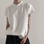 Casual Knit Short Sleeves T-shirt