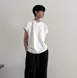 Casual Knit Short Sleeves T-shirt