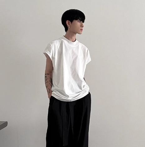 Casual Knit Short Sleeves T-shirt