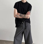 Casual Knit Short Sleeves T-shirt