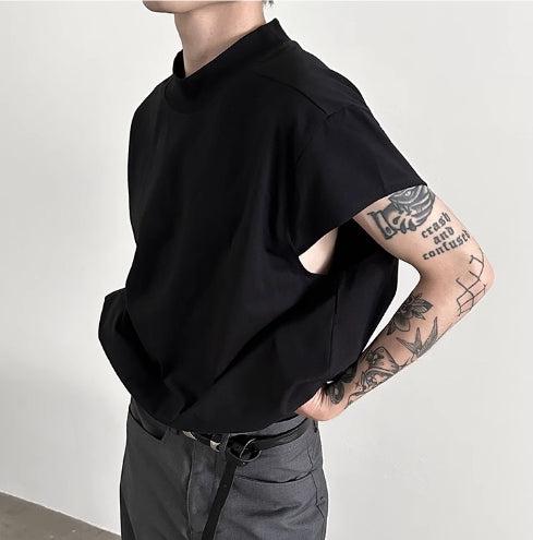 Casual Knit Short Sleeves T-shirt