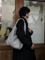 Casual Knit Shoulder Bag