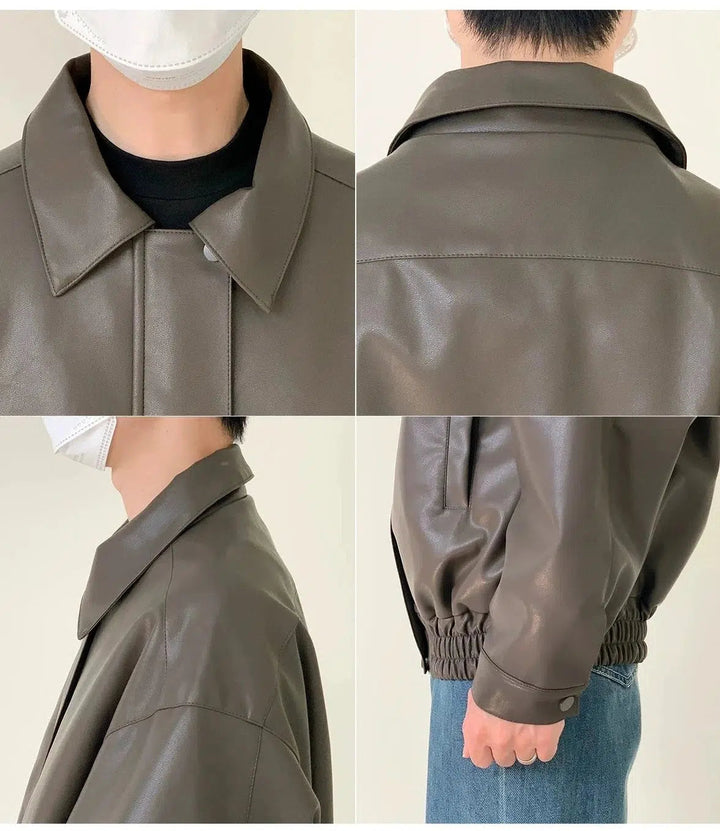 Casual Leather PU Jacket