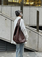 Casual Leather Sling Bag