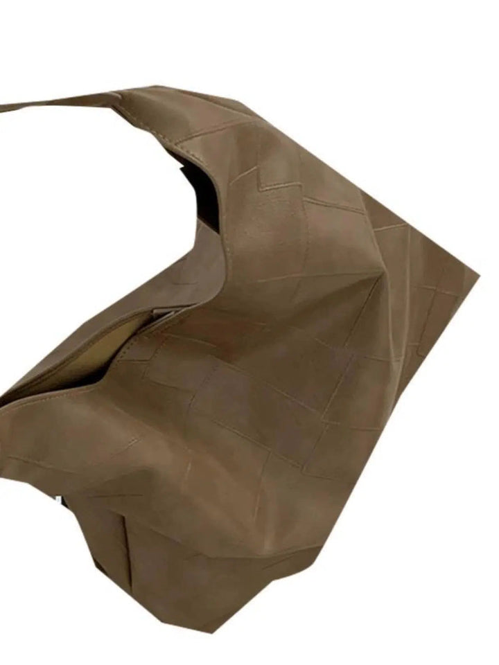 Casual Leather Sling Tote Bag