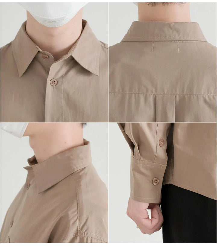 Casual Long Sleeve Button-Down Shirt