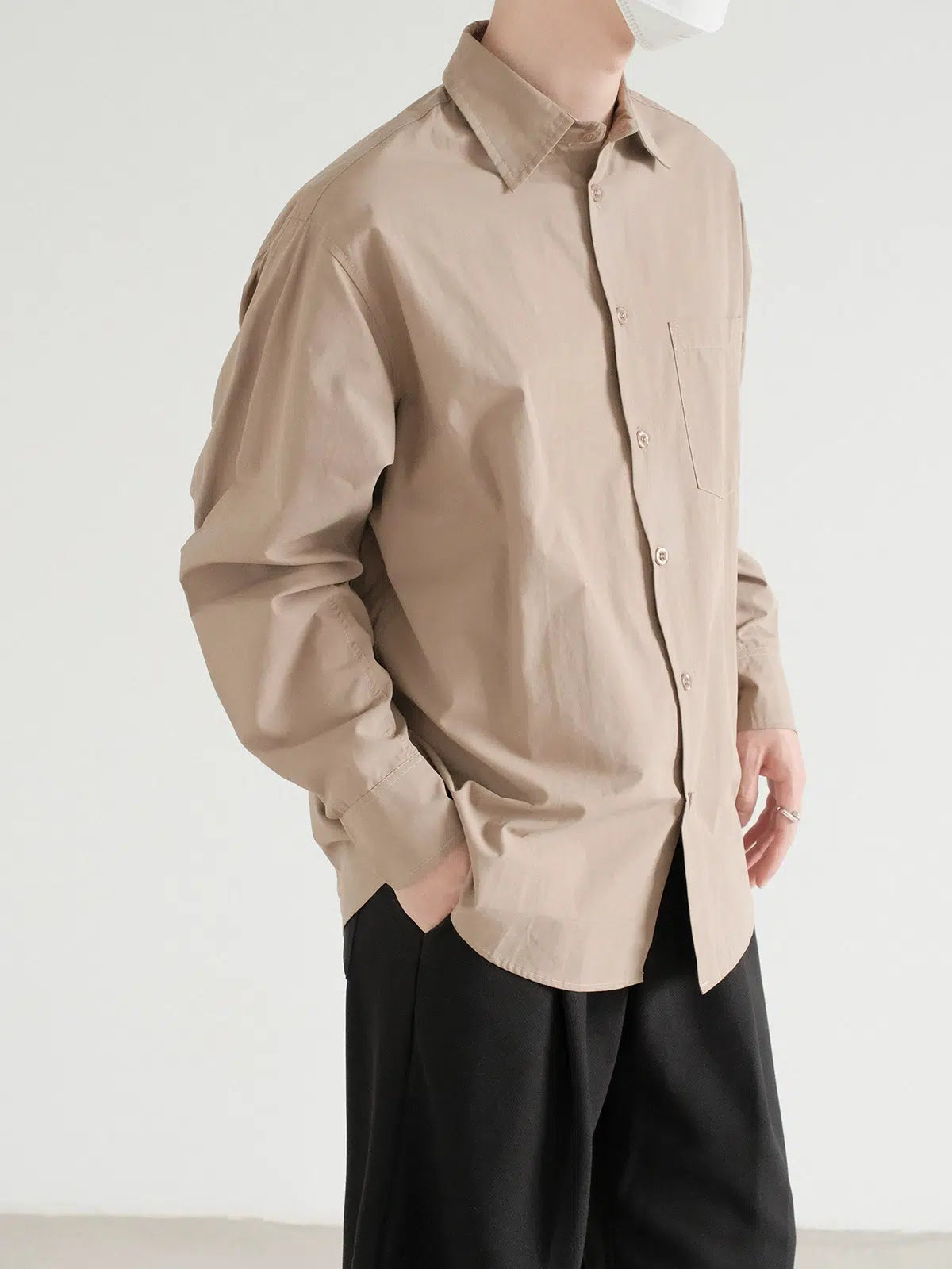 Casual Long Sleeve Button-Down Shirt