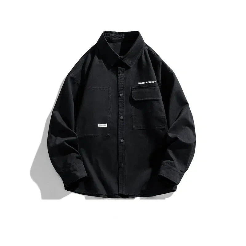 Casual Long Sleeve Button-Up Shirt