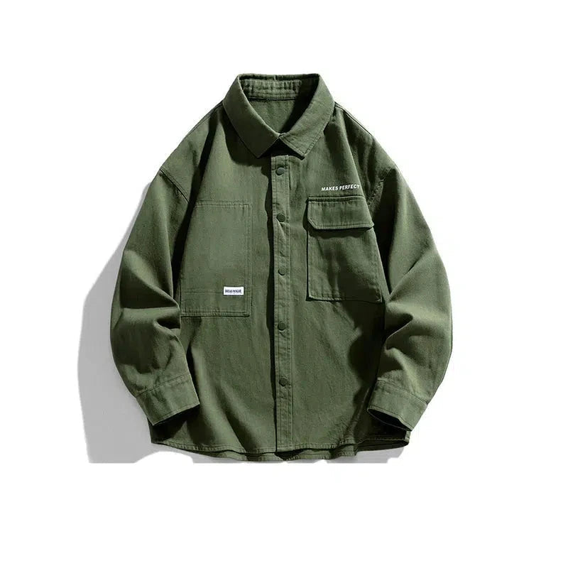 Casual Long Sleeve Button-Up Shirt