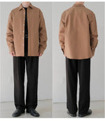 Casual Long-Sleeve Button-Up Shirt