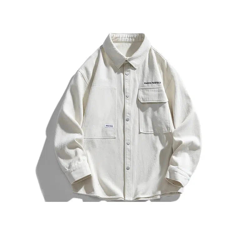 Casual Long Sleeve Button-Up Shirt