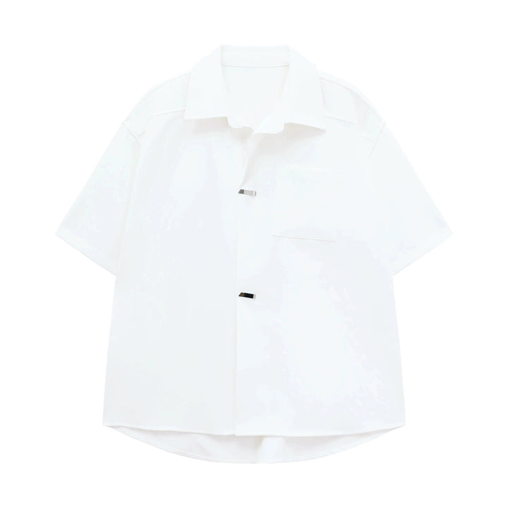 Casual Loose-Fit Short Sleeve Shirt