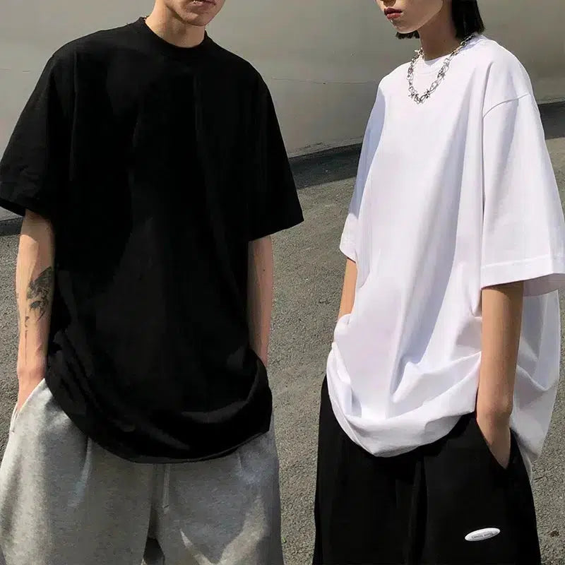 Casual Oversized Bottoming T-Shirt