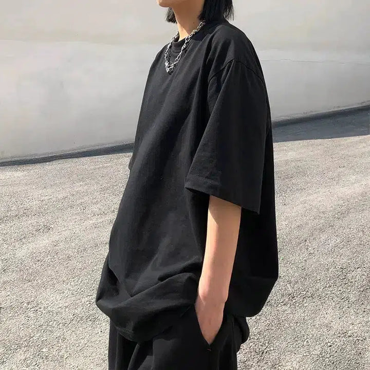 Casual Oversized Bottoming T-Shirt
