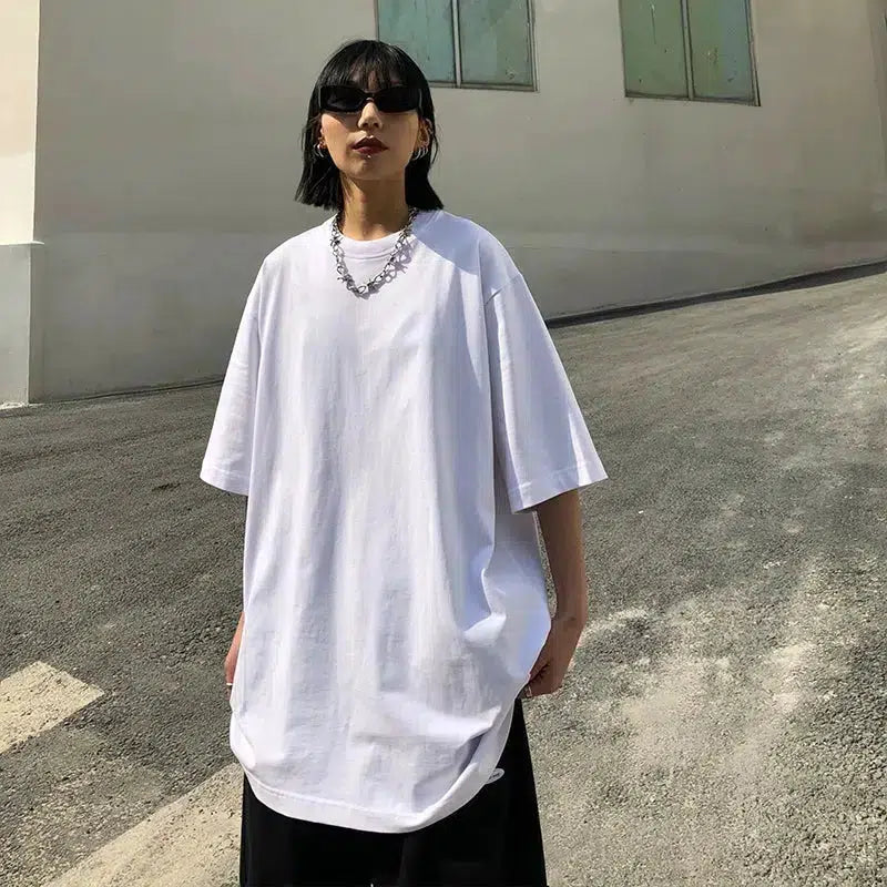 Casual Oversized Bottoming T-Shirt
