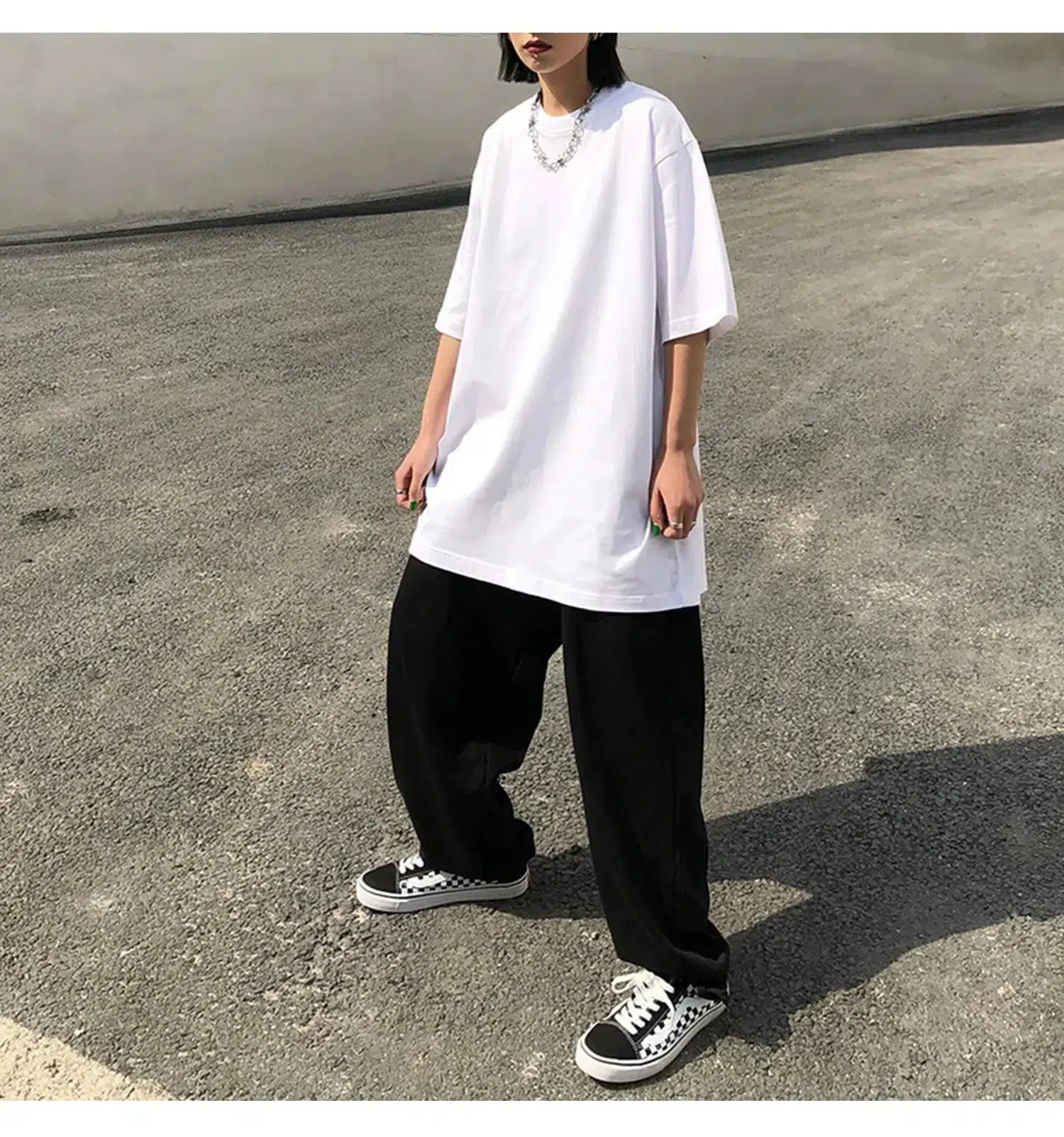 Casual Oversized Bottoming T-Shirt