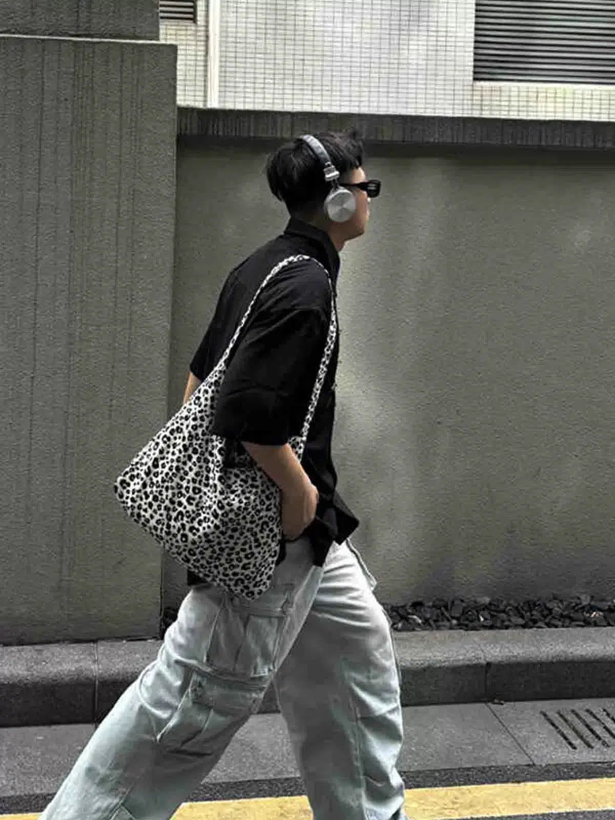 Casual Patterned Shoulder Bag