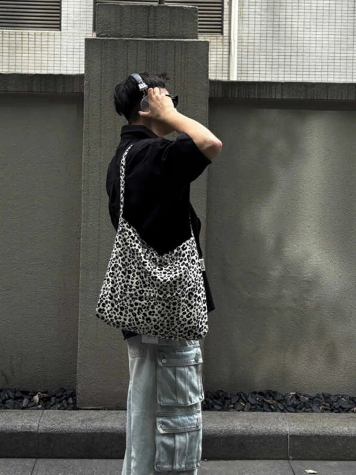 Casual Patterned Shoulder Bag