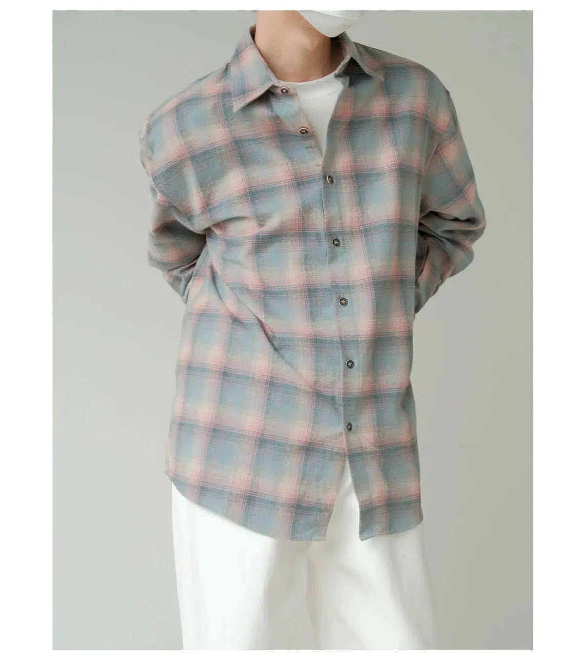 Casual Plaid Button-Up Shirt