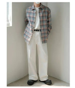 Casual Plaid Button-Up Shirt