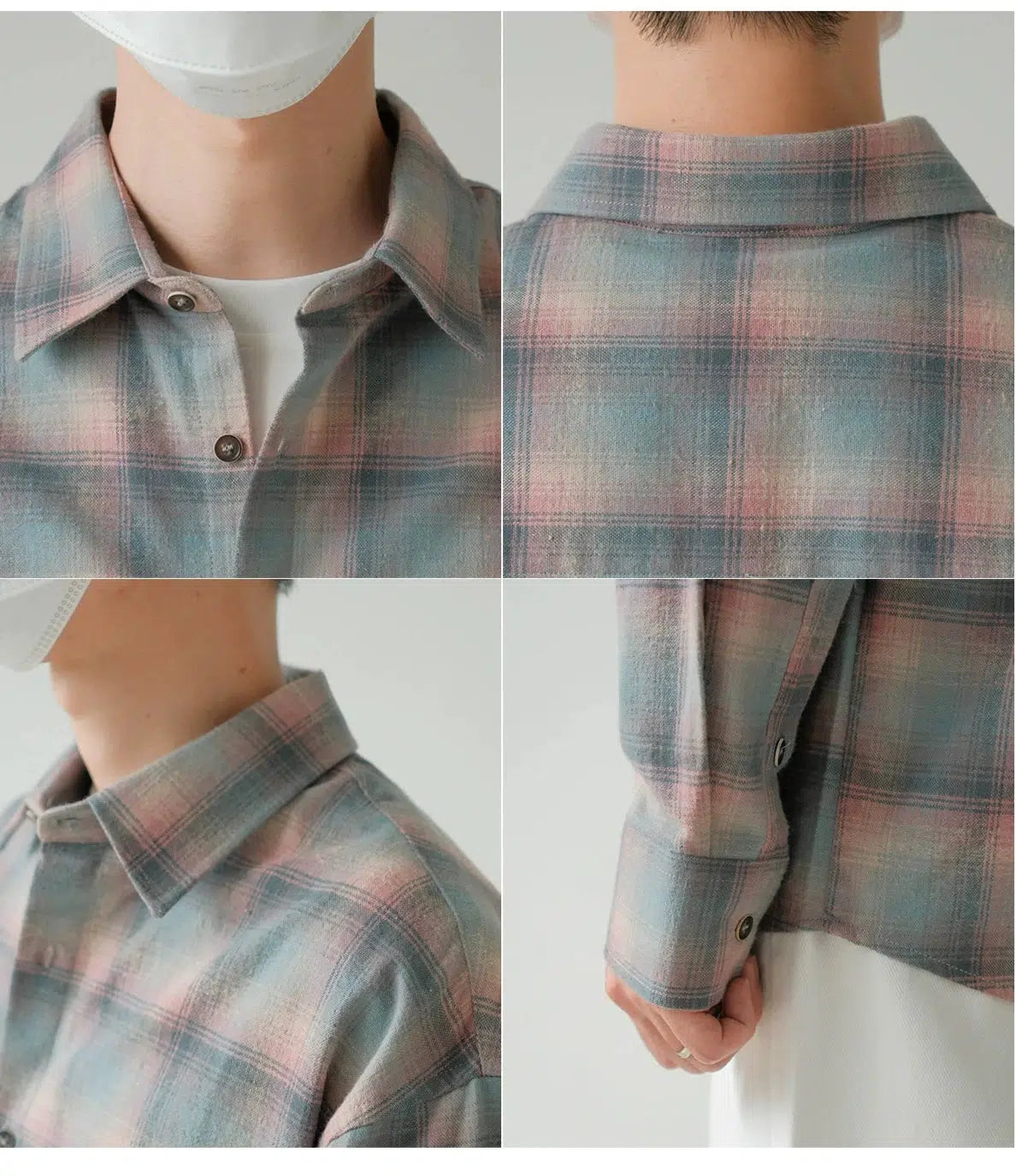 Casual Plaid Button-Up Shirt