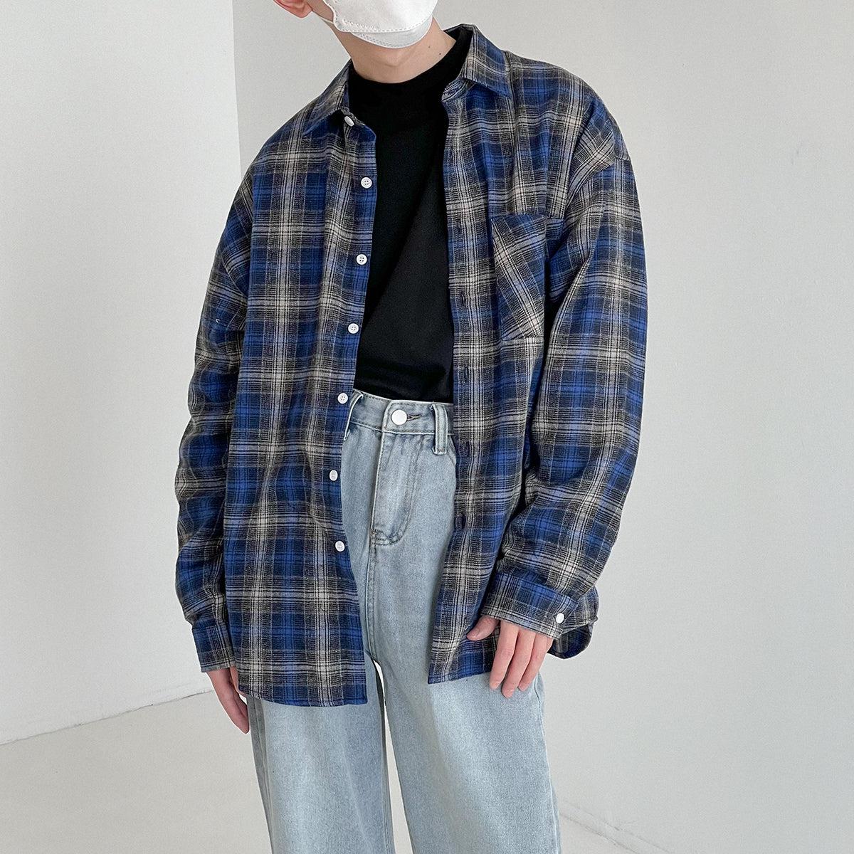 Casual Plaid Long Sleeve Shirt