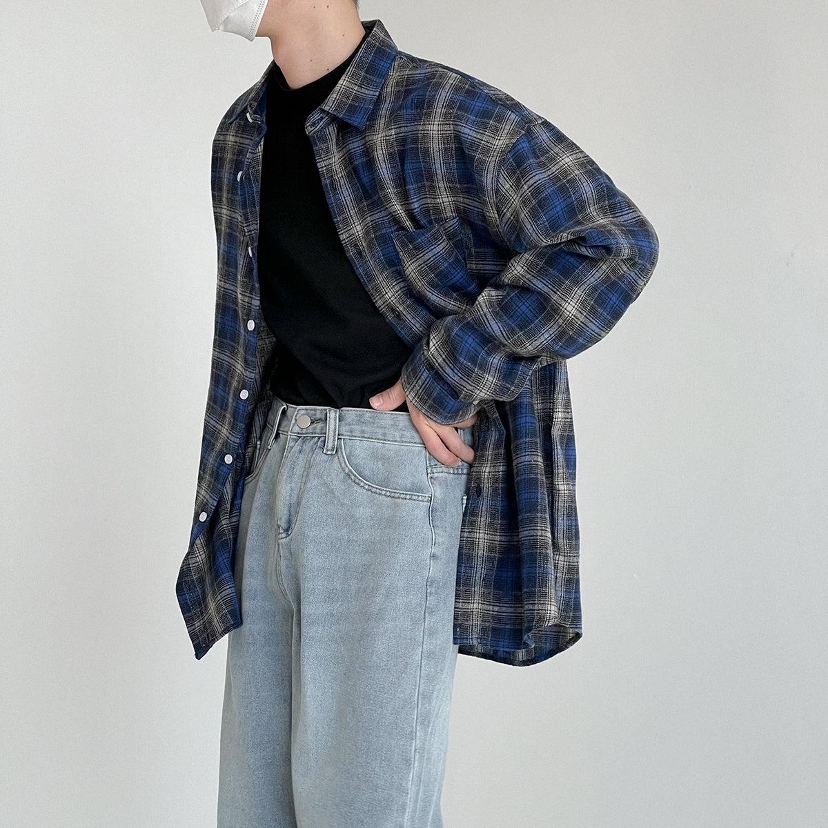 Casual Plaid Long Sleeve Shirt