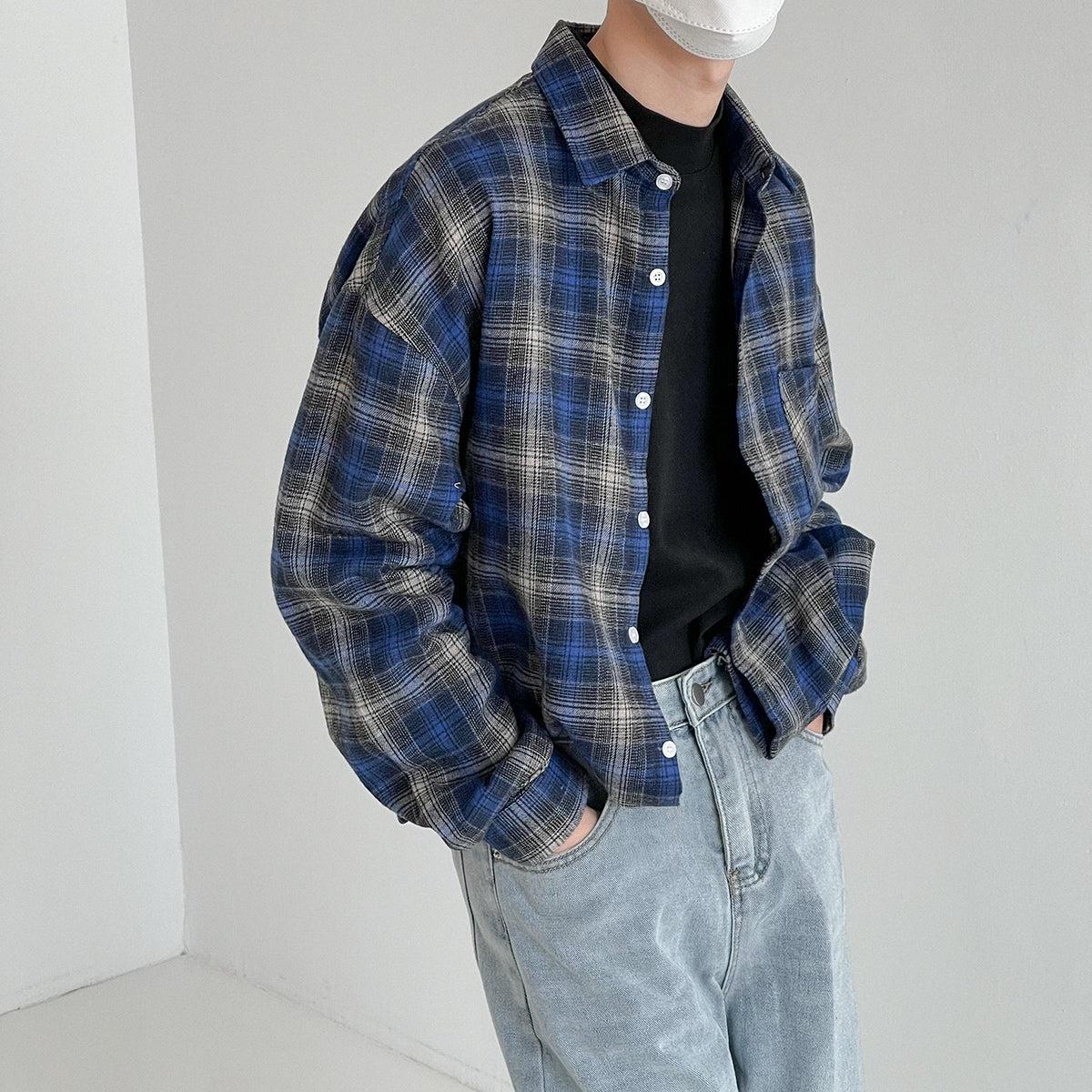 Casual Plaid Long Sleeve Shirt