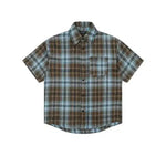 Casual Plaid Short Sleeve Shirt