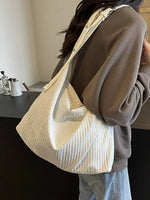 Casual Pleated Shoulder Bag