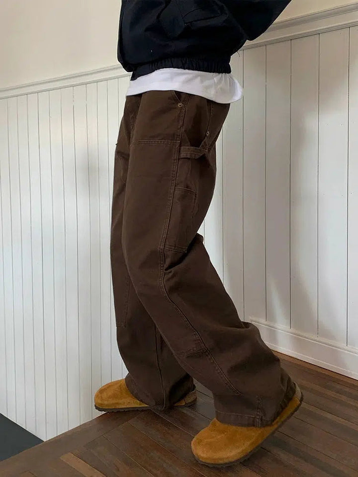 Casual Pocket Detail Cargo Jeans