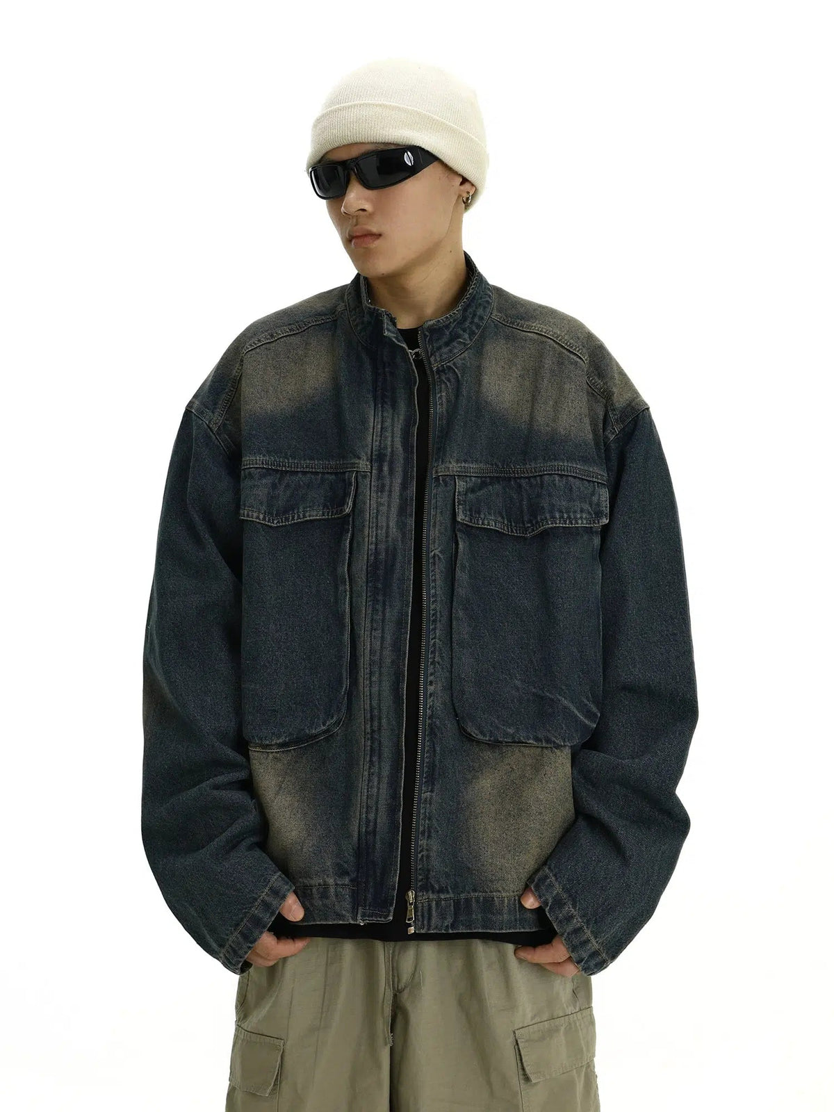 Casual Pockets Denim Jacket