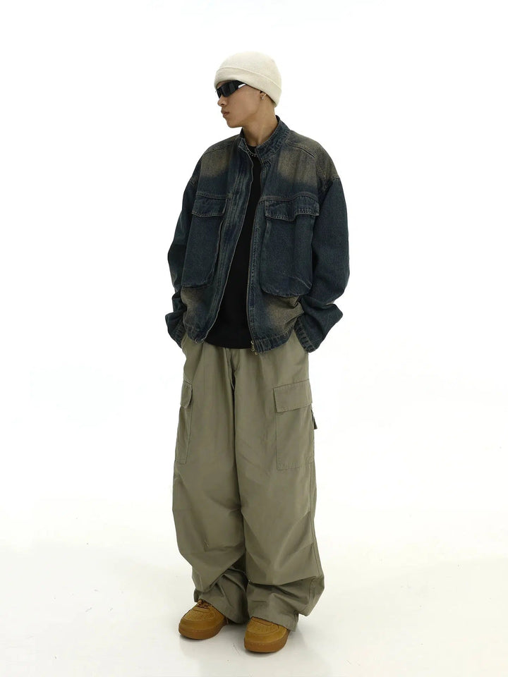 Casual Pockets Denim Jacket