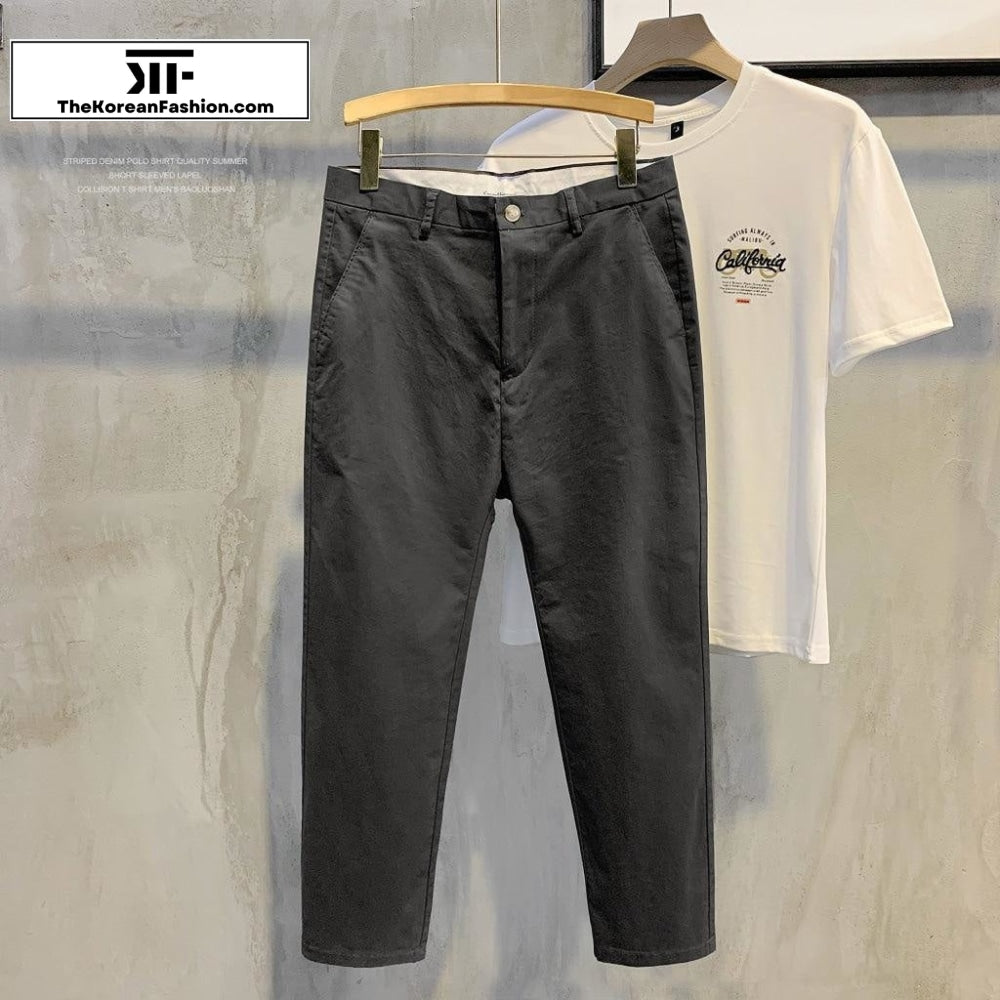Casual Retro Slim Pants