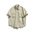 Casual Short-Sleeve Cargo Shirt