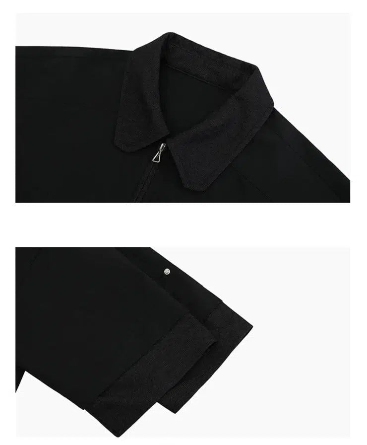 Casual Short Sleeve Polo with Contrast Collar