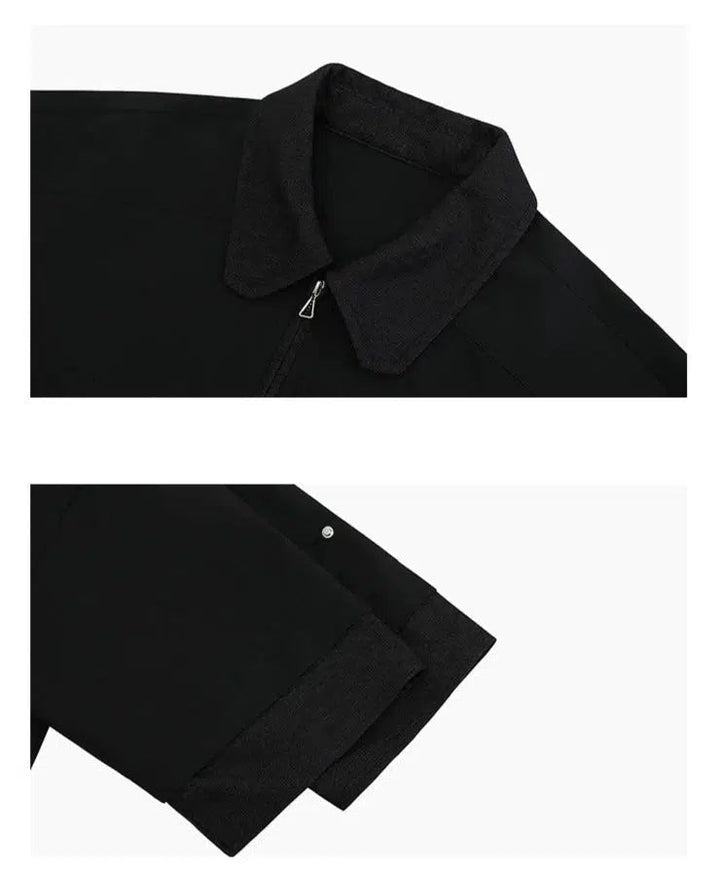 Casual Short Sleeve Polo with Contrast Collar