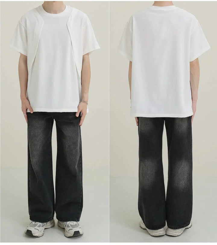 Casual Short-Sleeve Pullover
