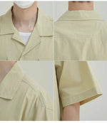 Casual Short-Sleeve Shirt with Front Pockets