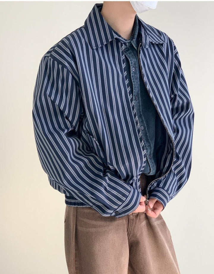Casual Short Striped Jacket