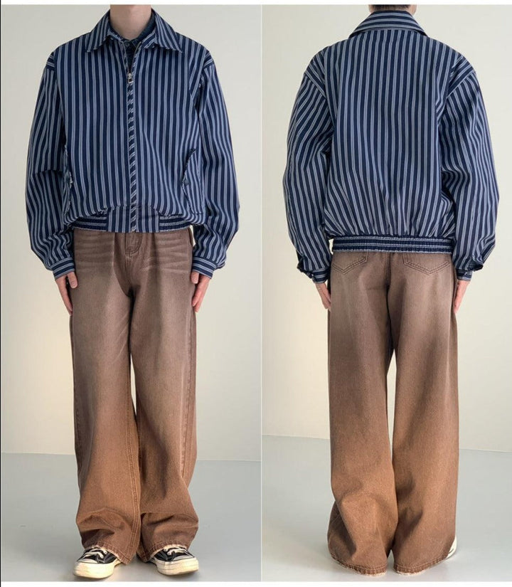 Casual Short Striped Jacket