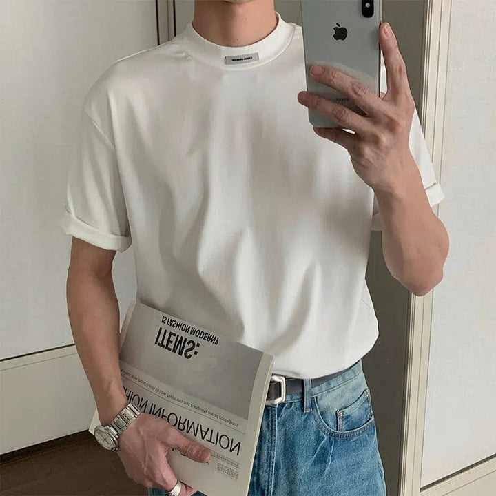Casual Solid Color T-shirt