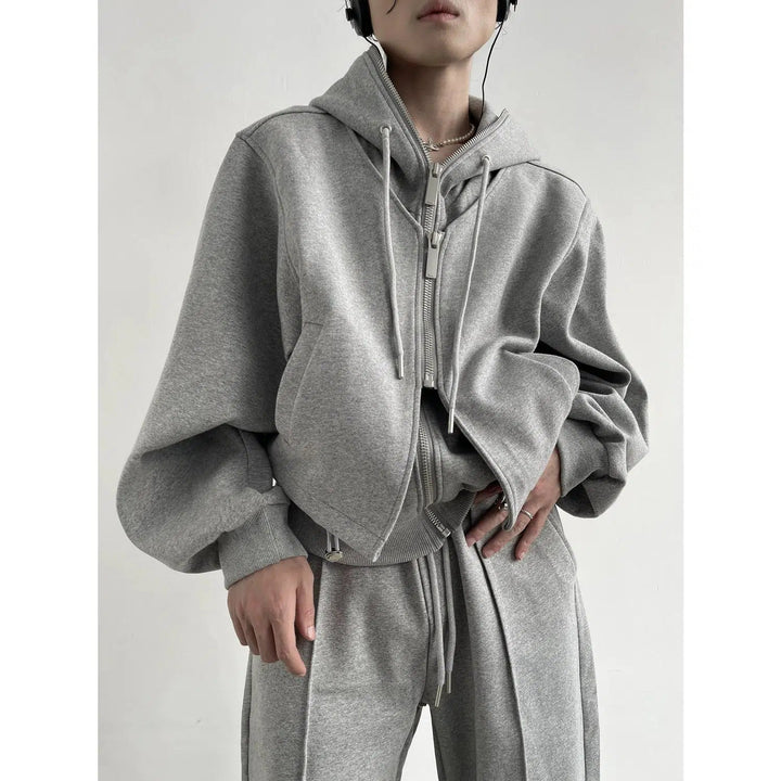 Casual Sports Hoodie Sweatpants Suit