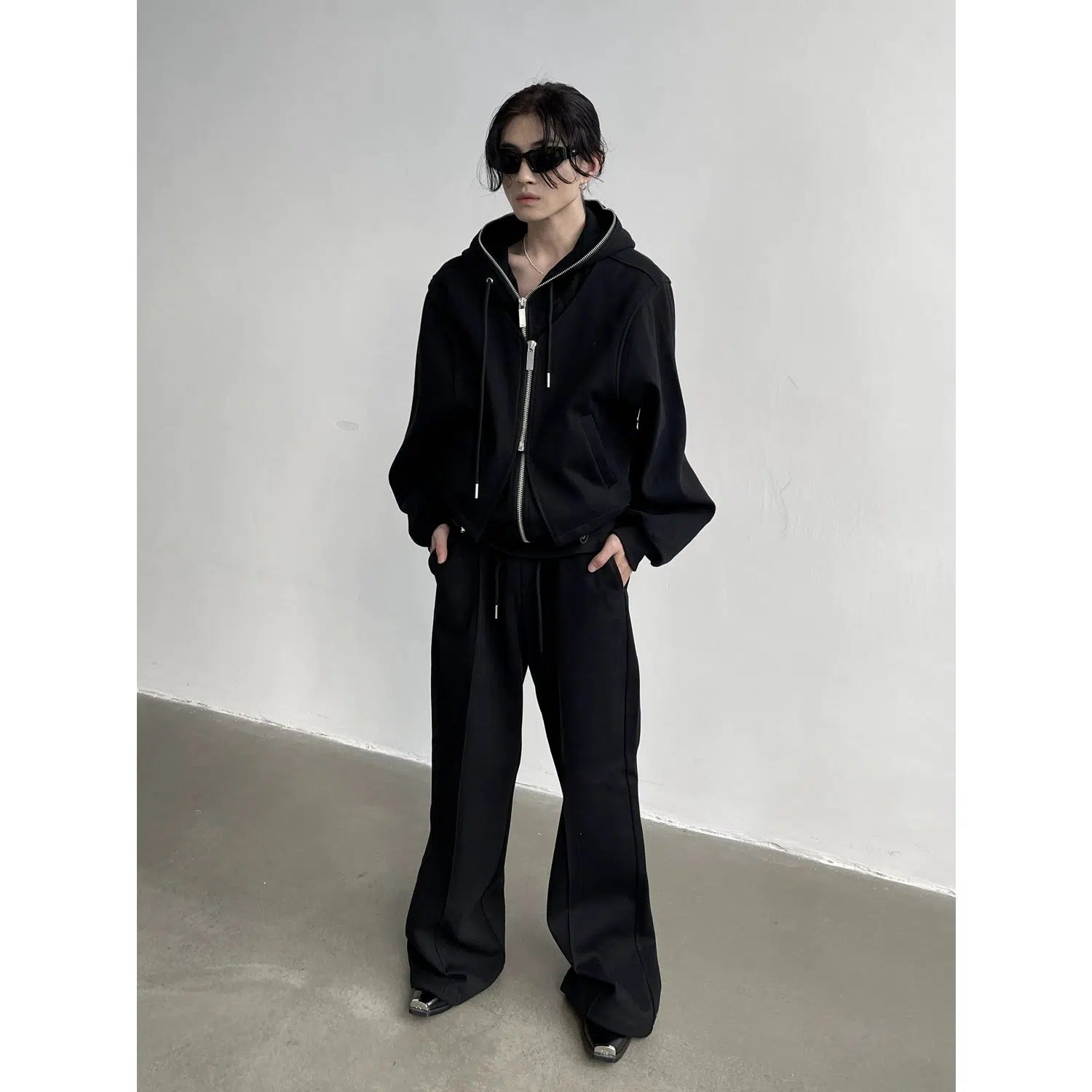 Casual Sports Hoodie Sweatpants Suit