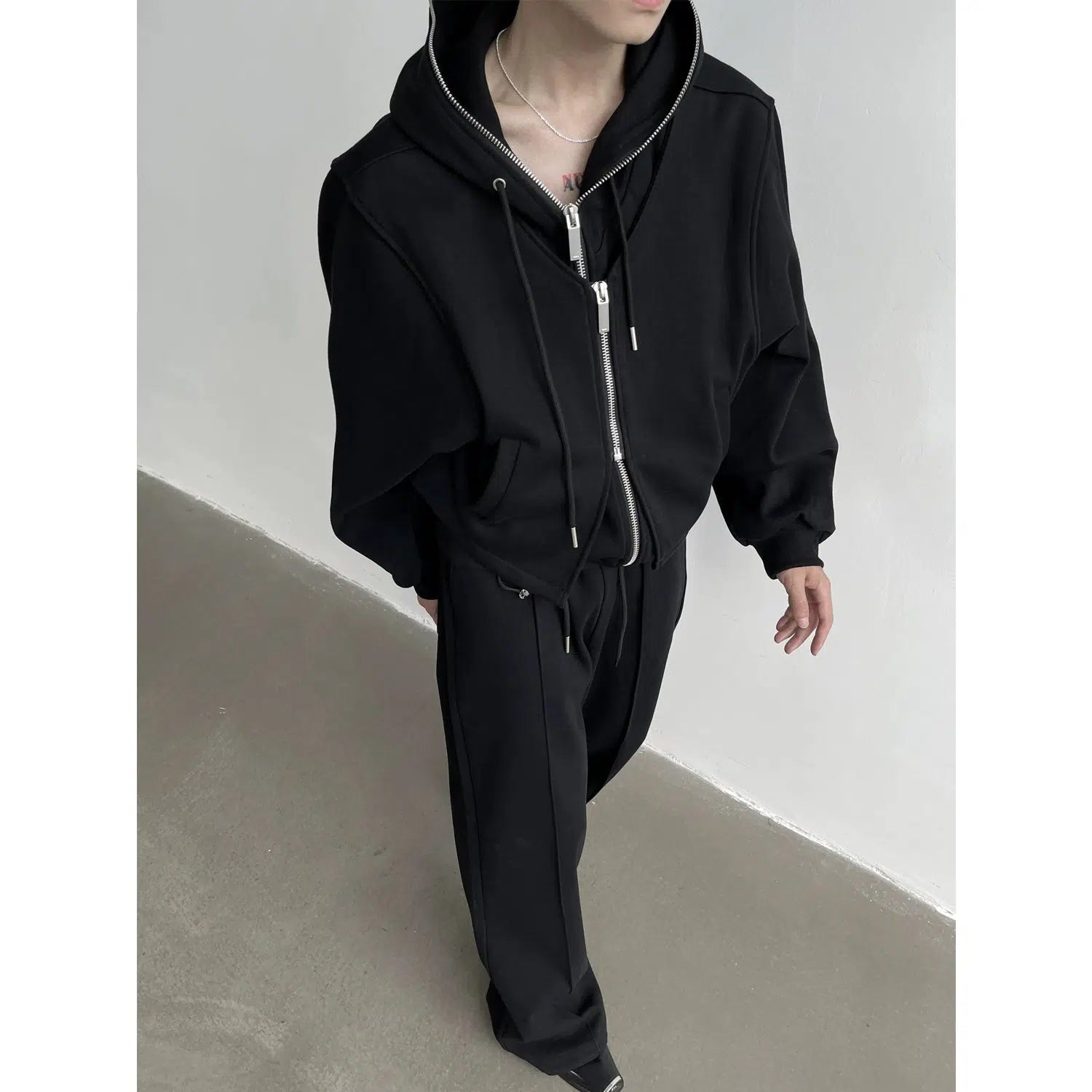 Casual Sports Hoodie Sweatpants Suit
