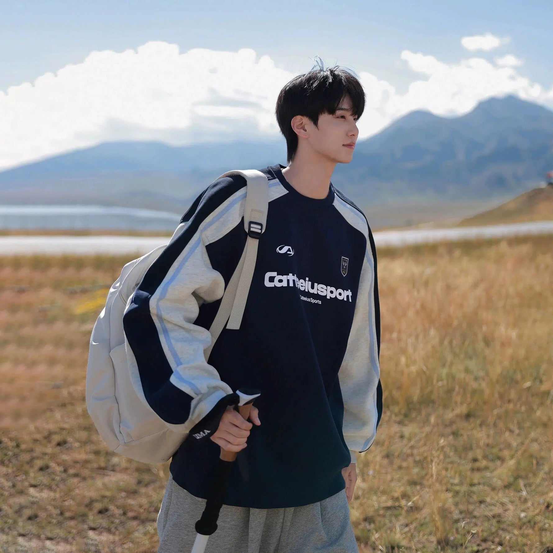 Round Neck Sports Hoodie