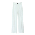 Casual Straight-Leg Pants