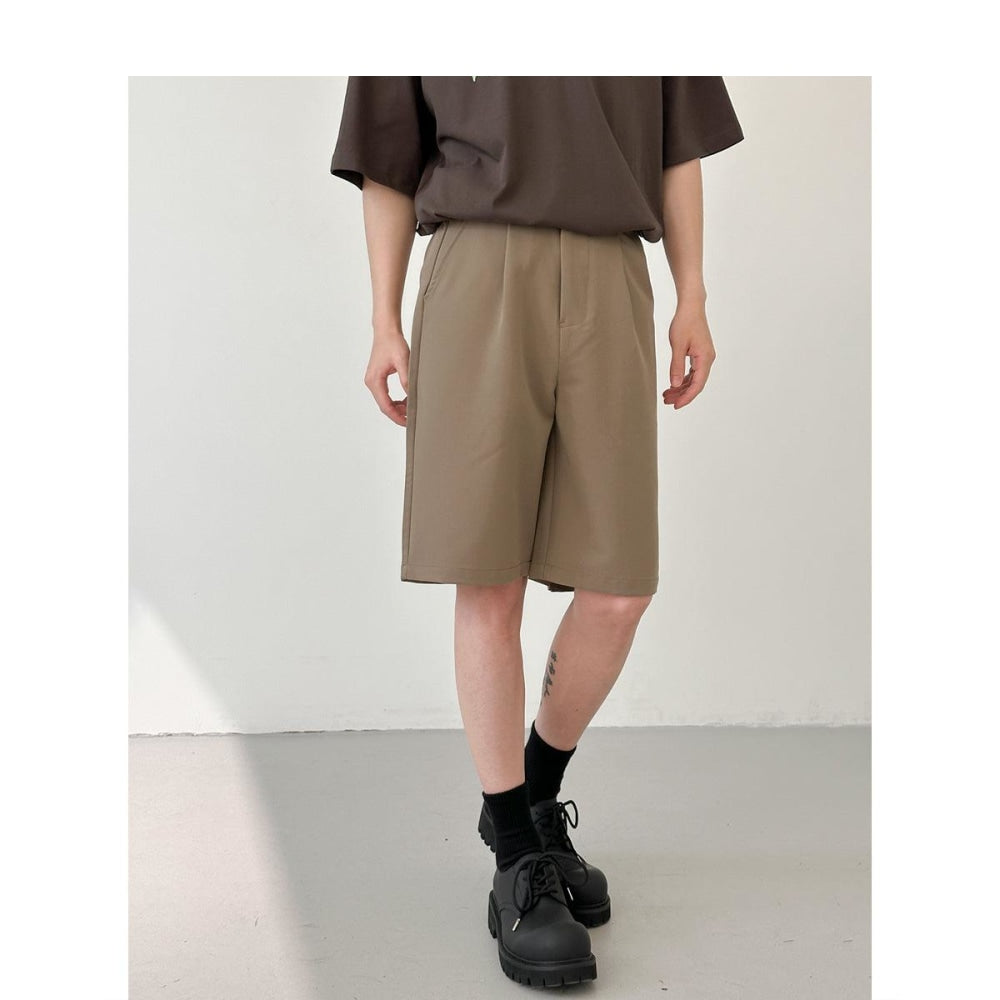 Casual Straight Suit Shorts
